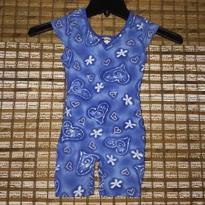 Little girls gymnastics leotard